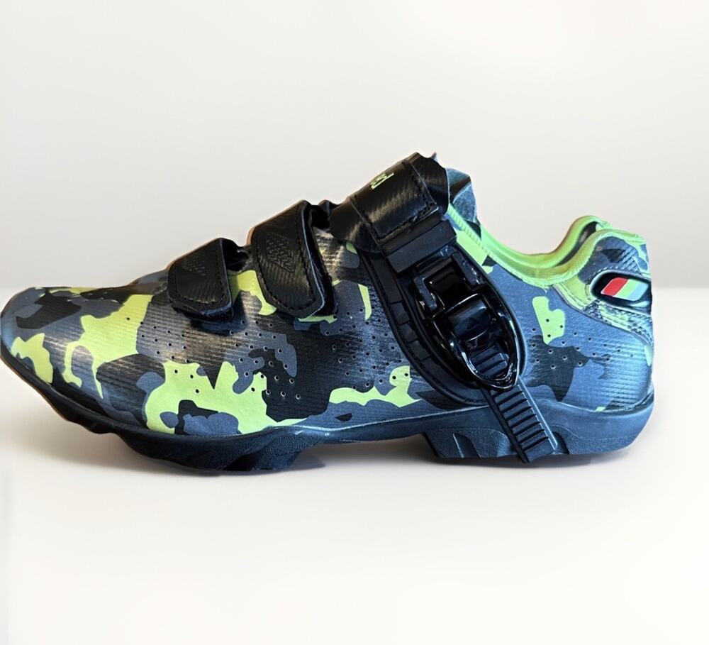 SAK1TAMA Speed Bike Shoes Camouflage Green Size 42